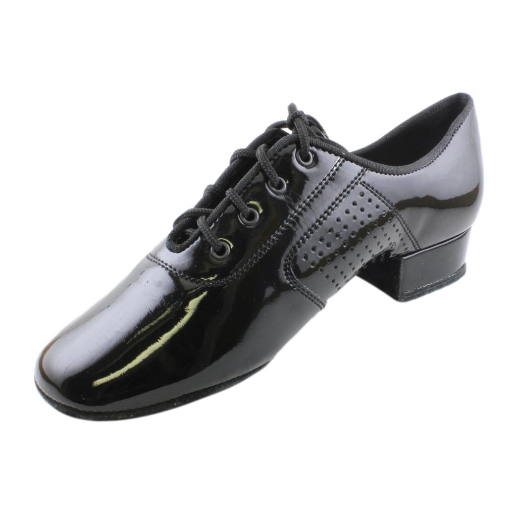 Galex 1110 Oxford Flexi, Black Patent Leather, Boys' Standard Dance Shoes