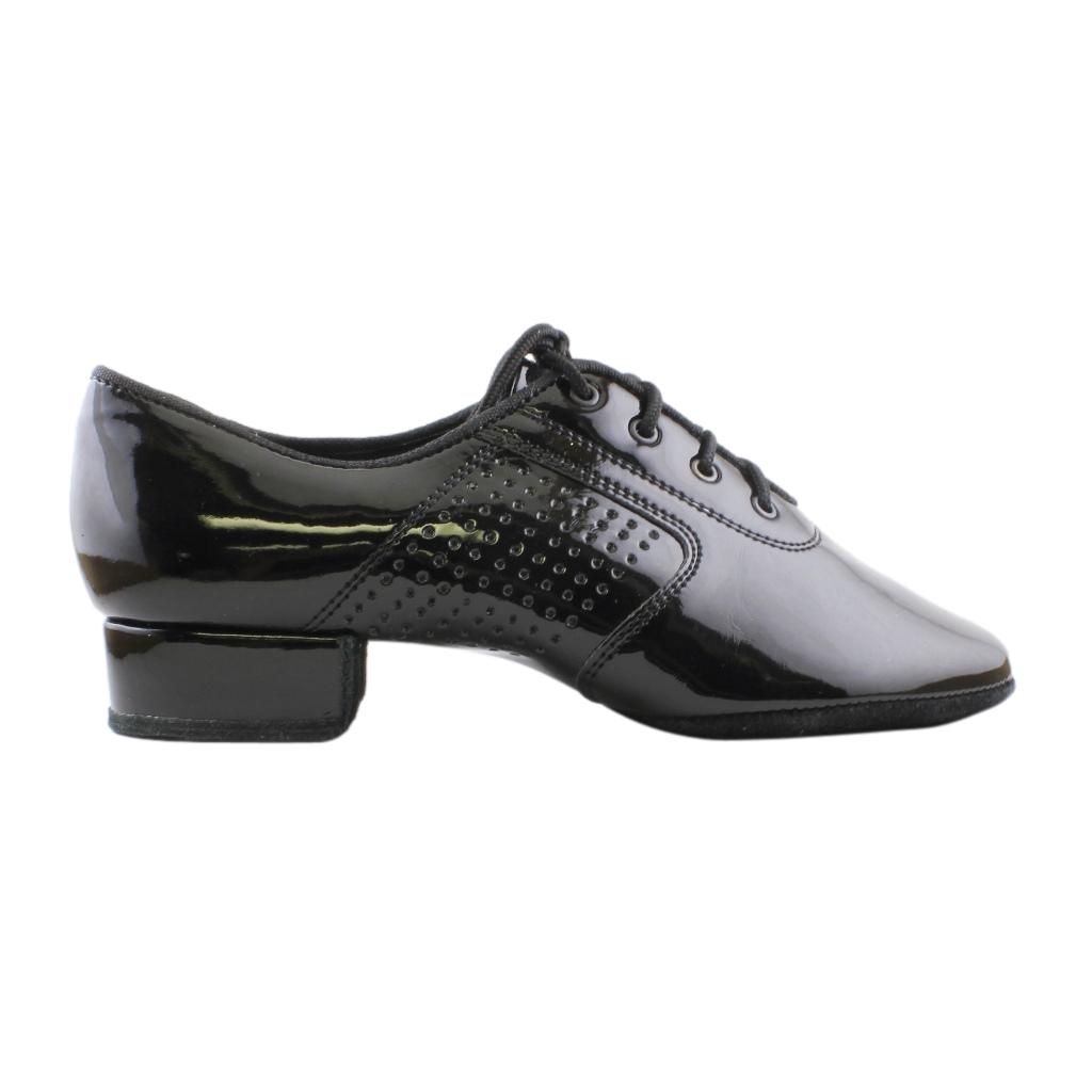 Galex 1110 Oxford Flexi, Black Patent Leather, Boys' Standard Dance Shoes