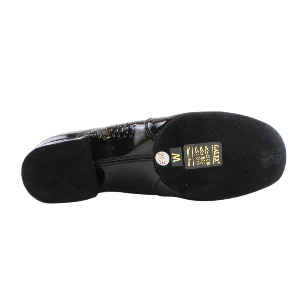 Galex 1110 Oxford Flexi, Black Patent Leather, Boys' Standard Dance Shoes
