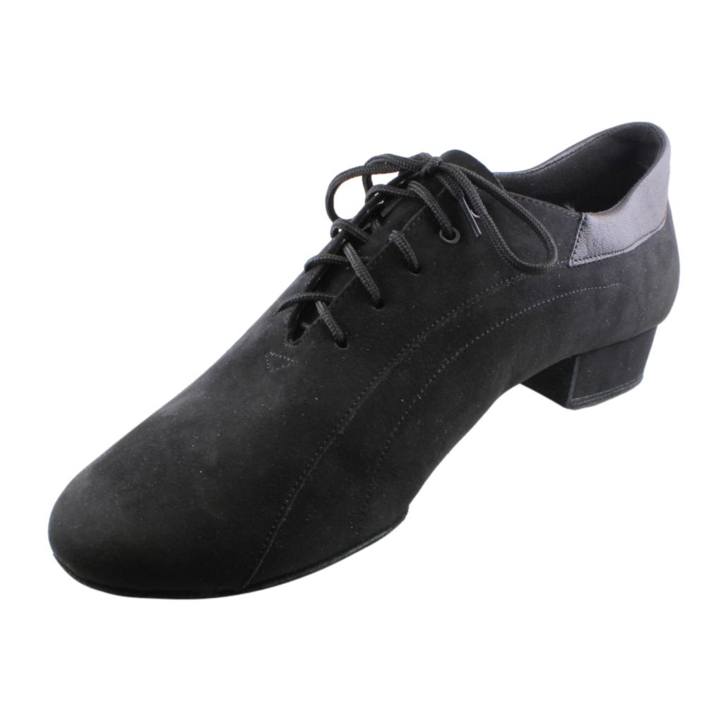 Galex 1115 Franco, Black Nubuck, Men's Smooth Dance Shoes