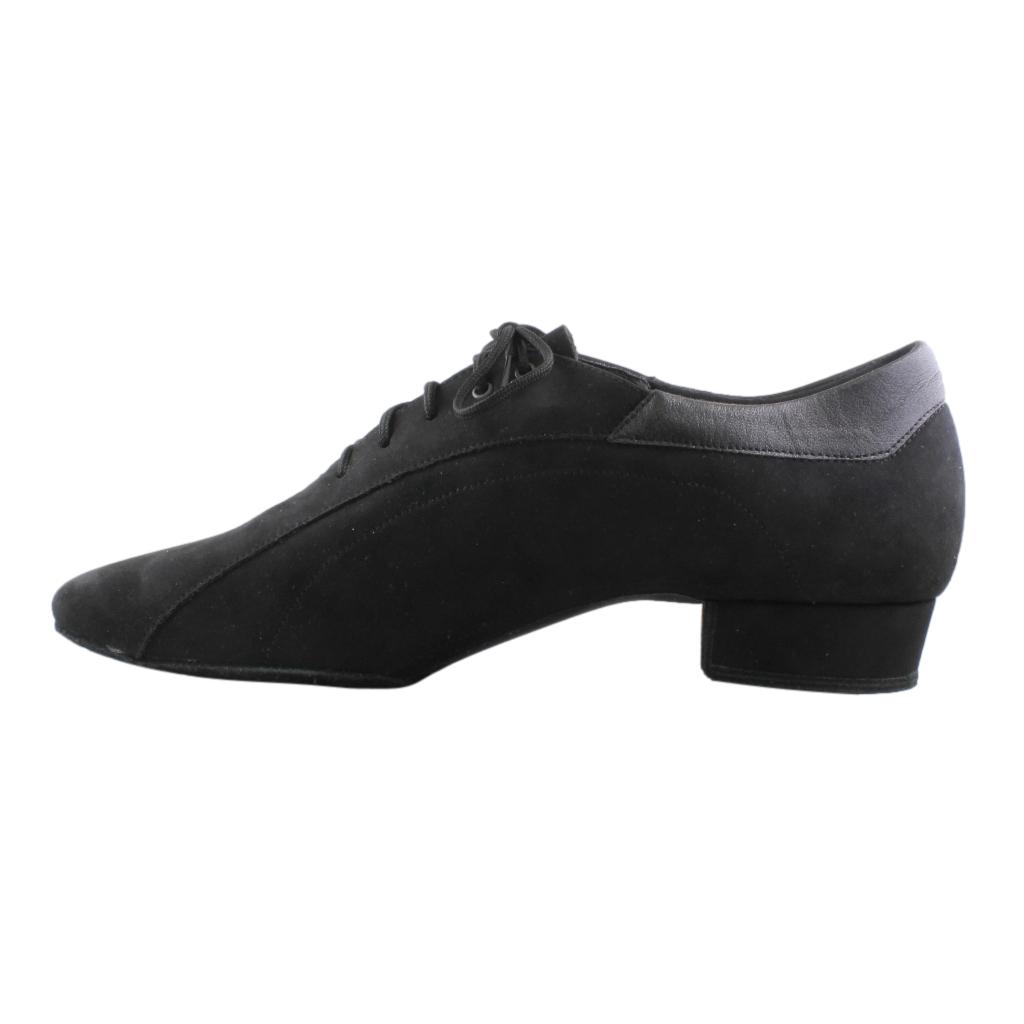Galex 1115 Franco, Black Nubuck, Men's Smooth Dance Shoes