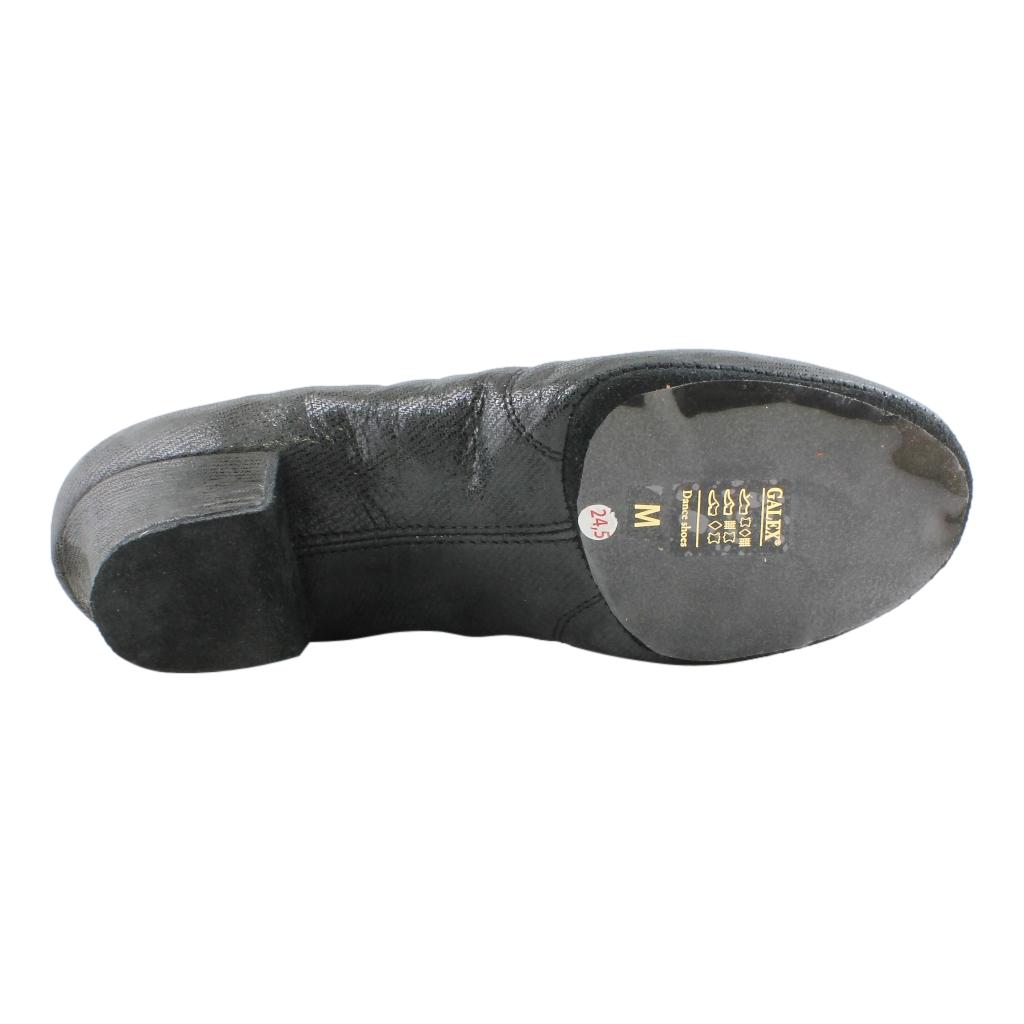 Galex 1205 Flexi, Black Jeans, Leather, Practice Dance Shoes