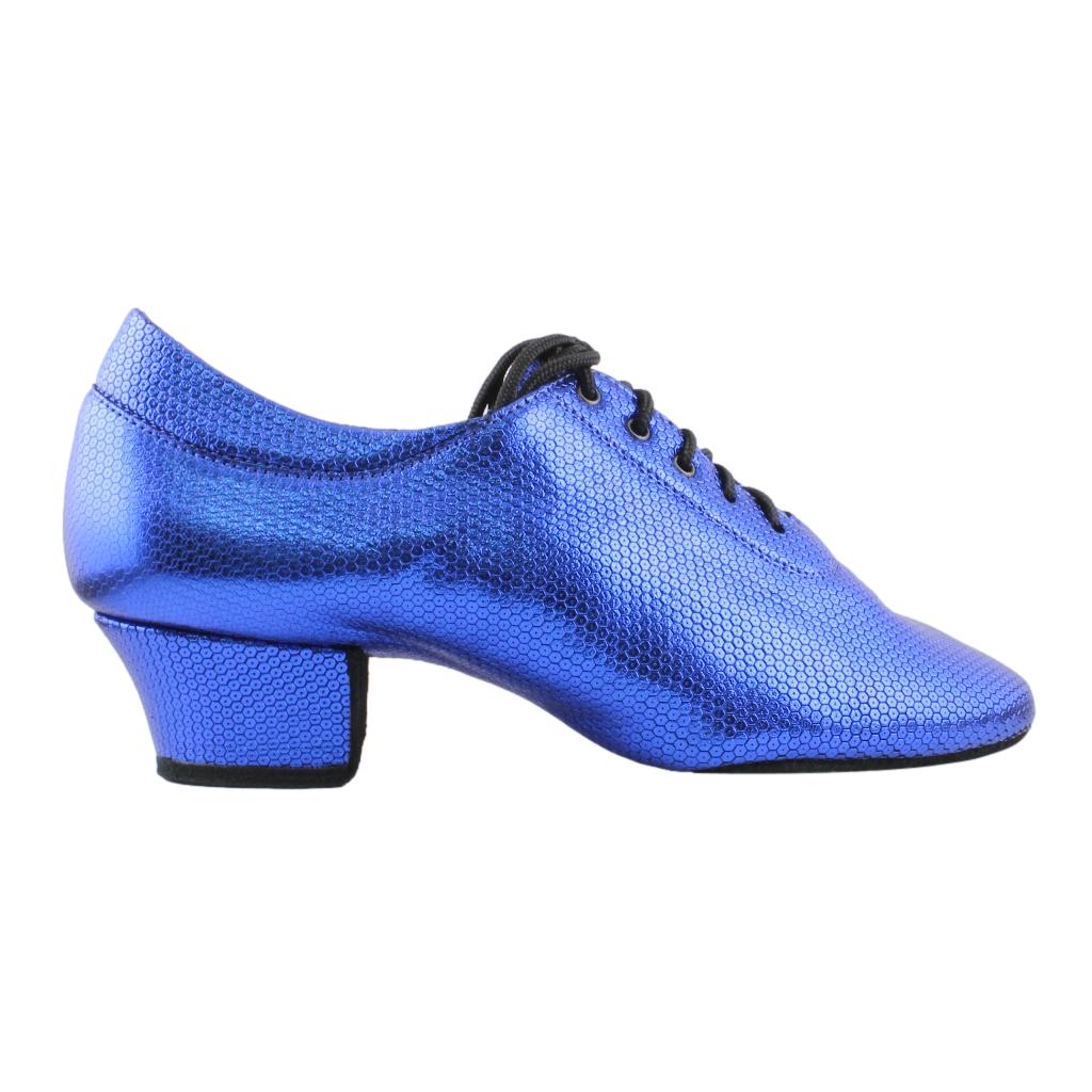Galex 1205 Flexi, Blue Shine, Leather, Practice Dance Shoes