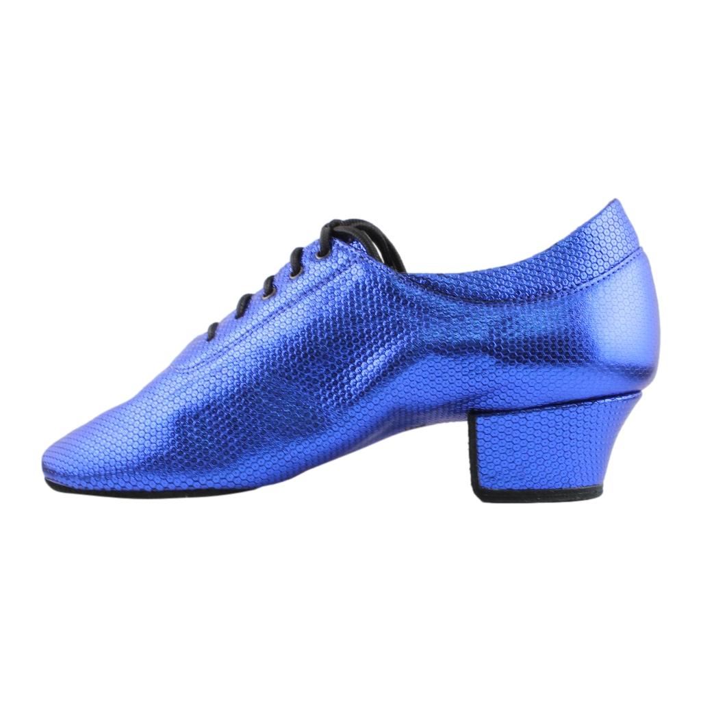 Galex 1205 Flexi, Blue Shine, Leather, Practice Dance Shoes