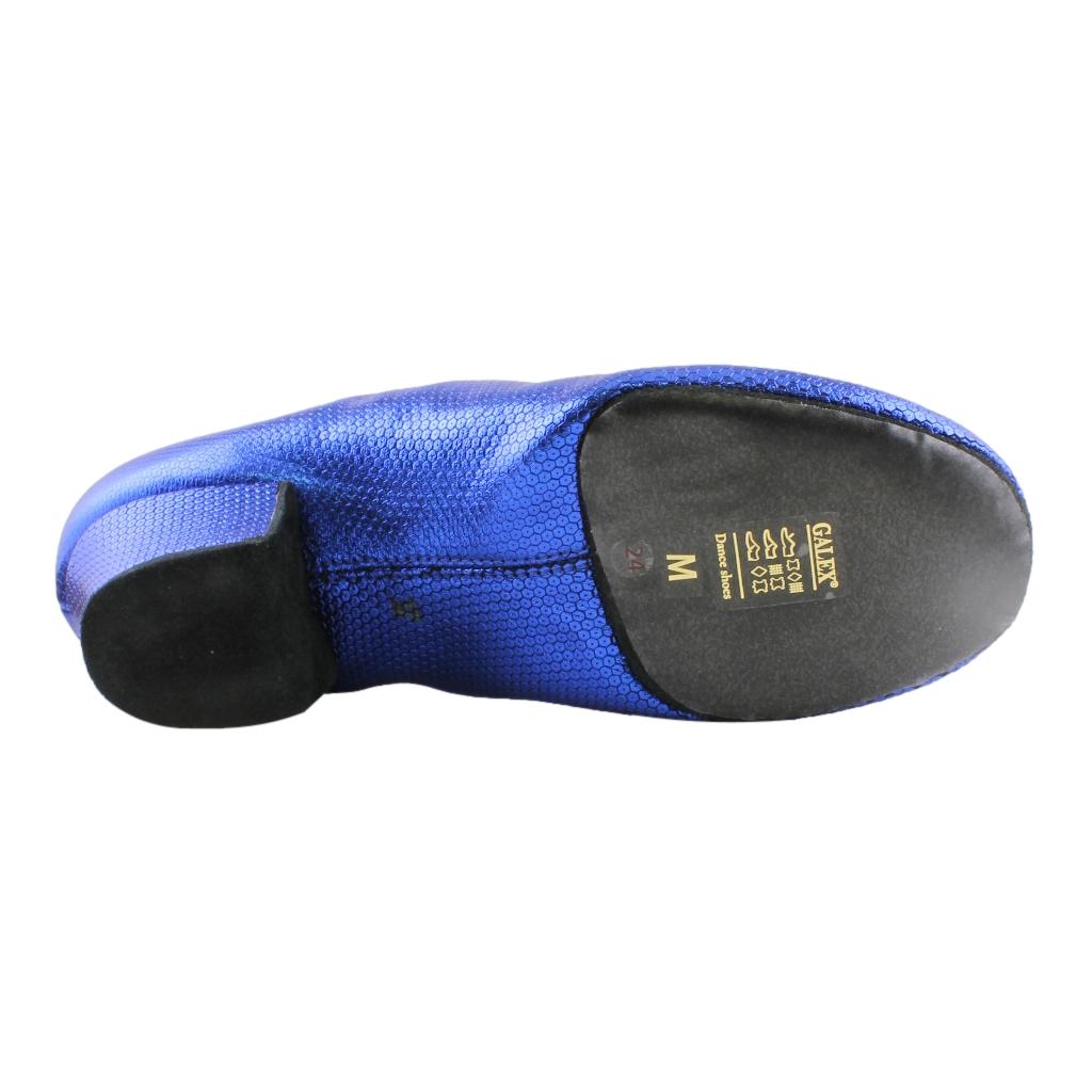 Galex 1205 Flexi, Blue Shine, Leather, Practice Dance Shoes