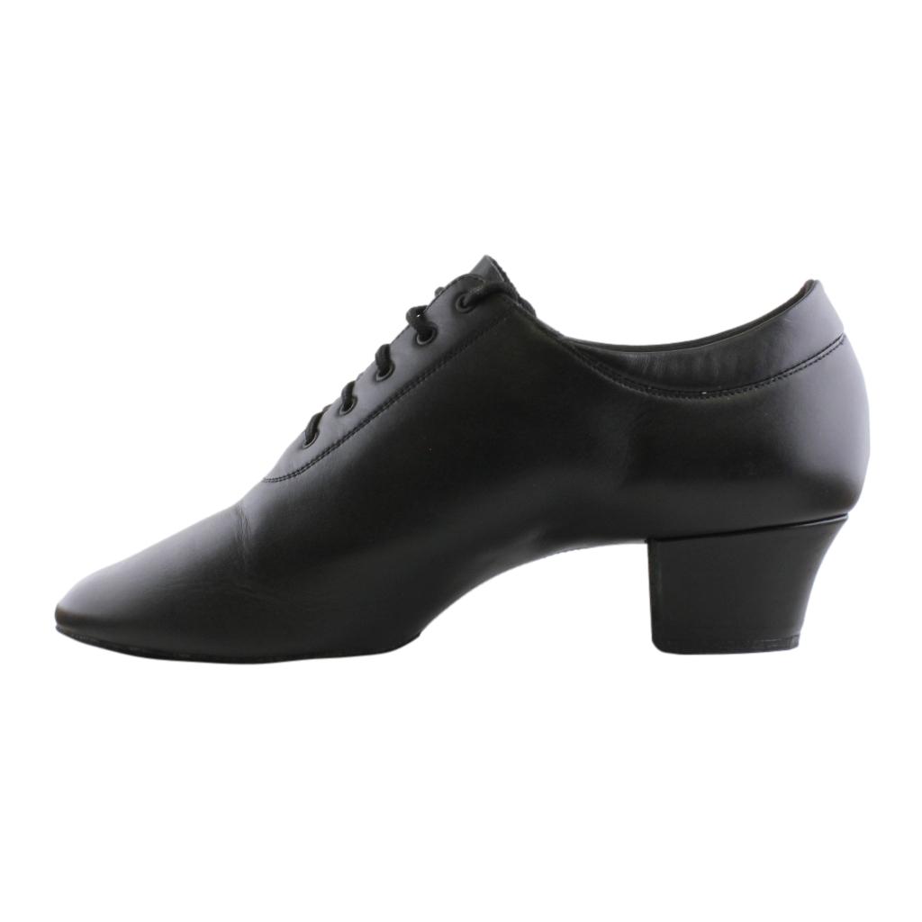 Galex 1208 Valentino, Black Leather, Men's Latin Dance Shoes