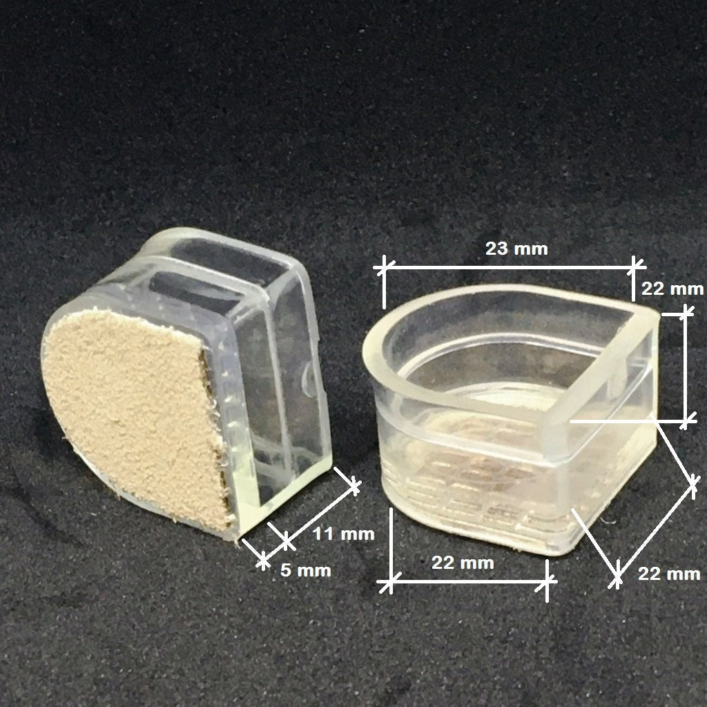 Heel Protectors (Suede Tip) - Cuban Heel