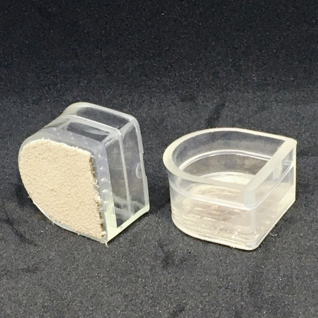 Heel Protectors (Suede Tip) - Cuban Heel