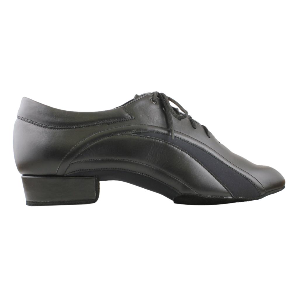 Galex 1116 Fernando, Black Leather & Neoprene, Men's Smooth Dance Shoes