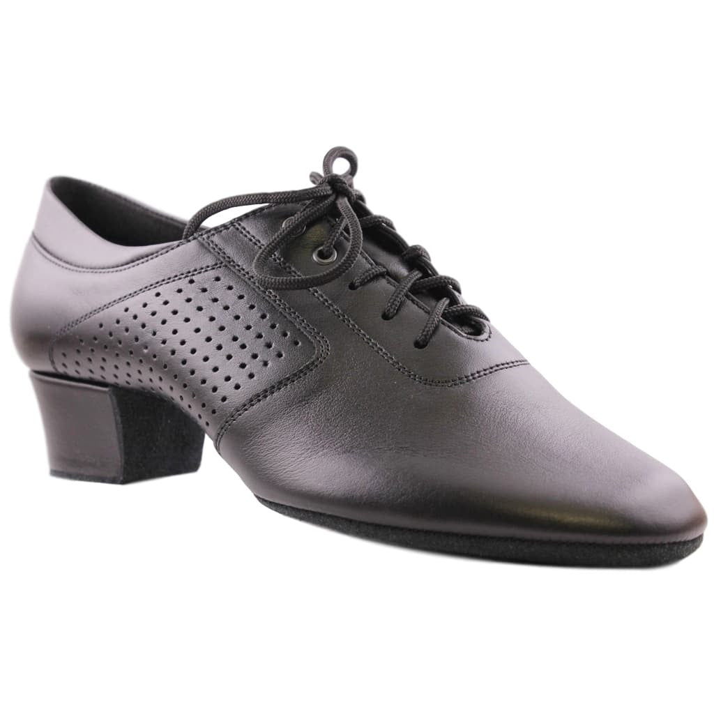 Galex Latin Dance Shoes for Men, Model: Flexi 1205, Black Leather