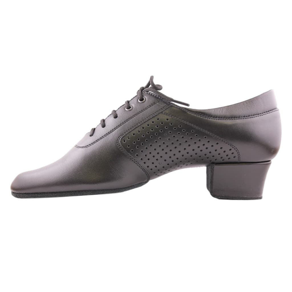 Galex Latin Dance Shoes for Men, Model: Flexi 1205, Black Leather
