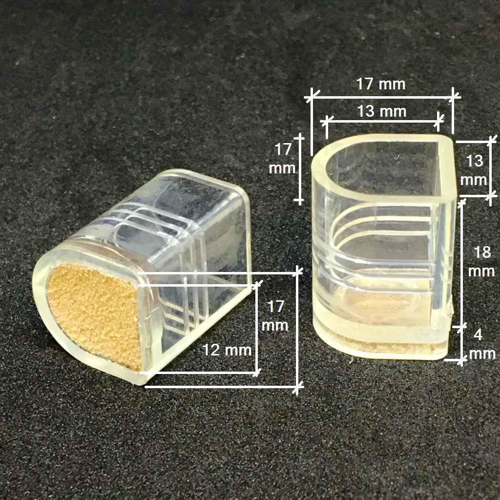 Heel Protectors (Suede Tip) - Galex Heel 7cm Slim
