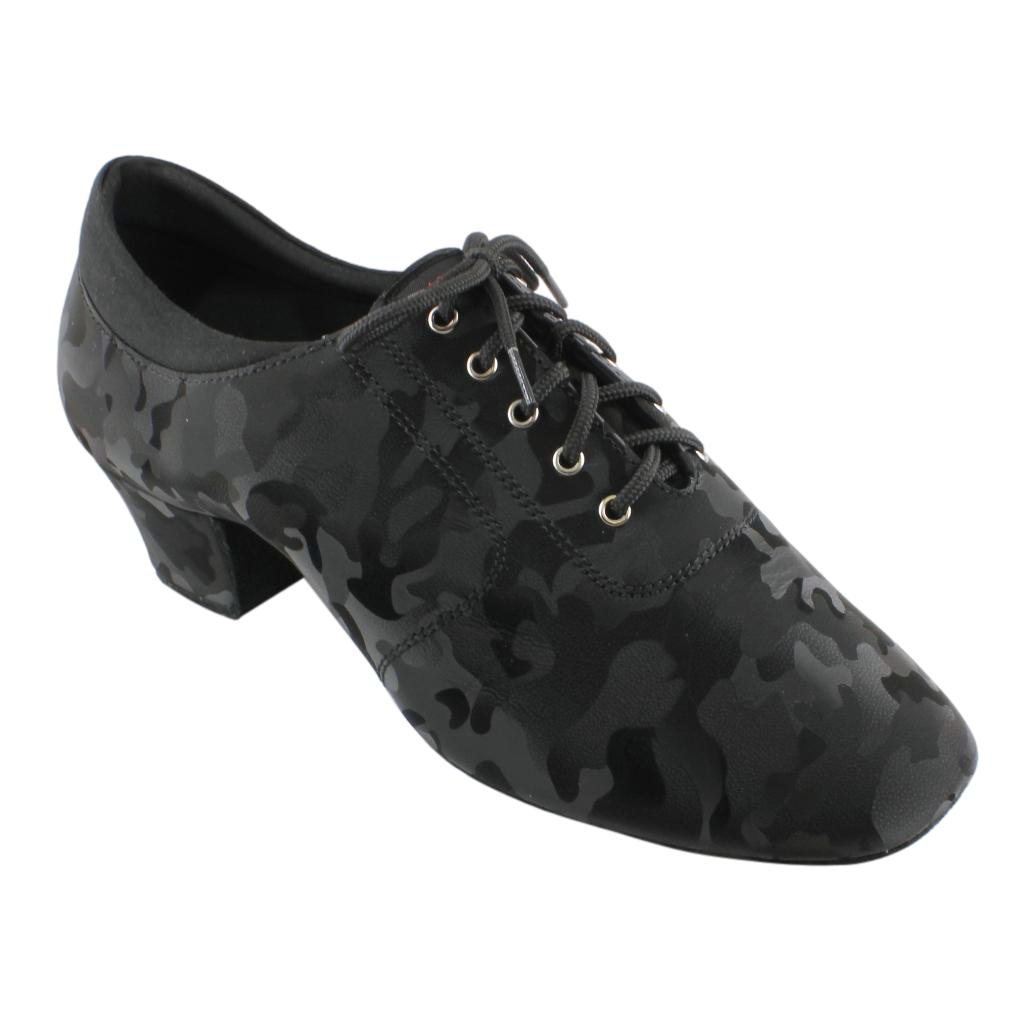 Galex 1205 Flexi, Military Black, Leather, Practice Dance Shoes