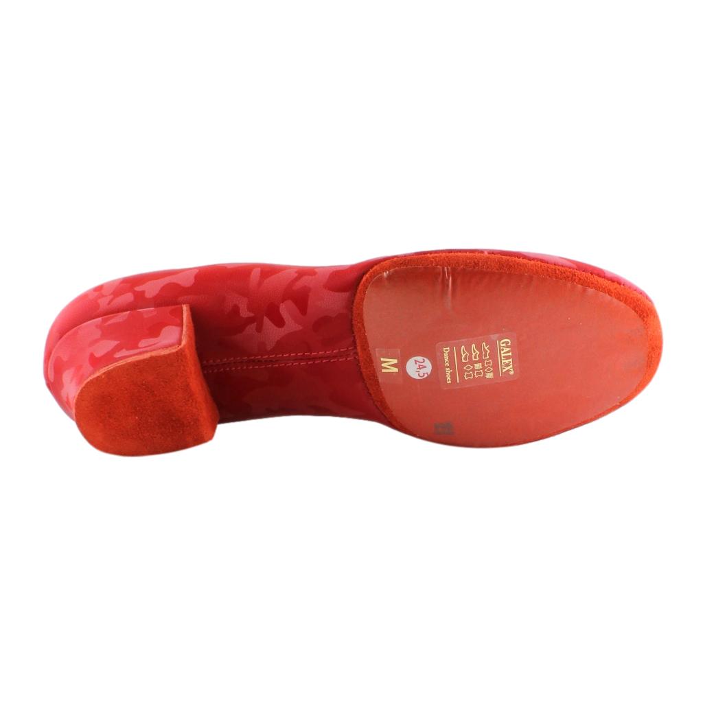 Galex 1205 Flexi, Red Viva, Leather, Practice Dance Shoes