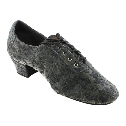 Galex 1205 Flexi, Velour Flowers, Leather, Practice Dance Shoes