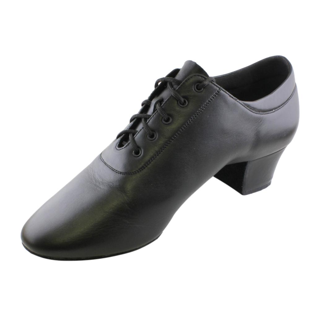 Galex 1208 Valentino, Black Leather, Men's Latin Dance Shoes