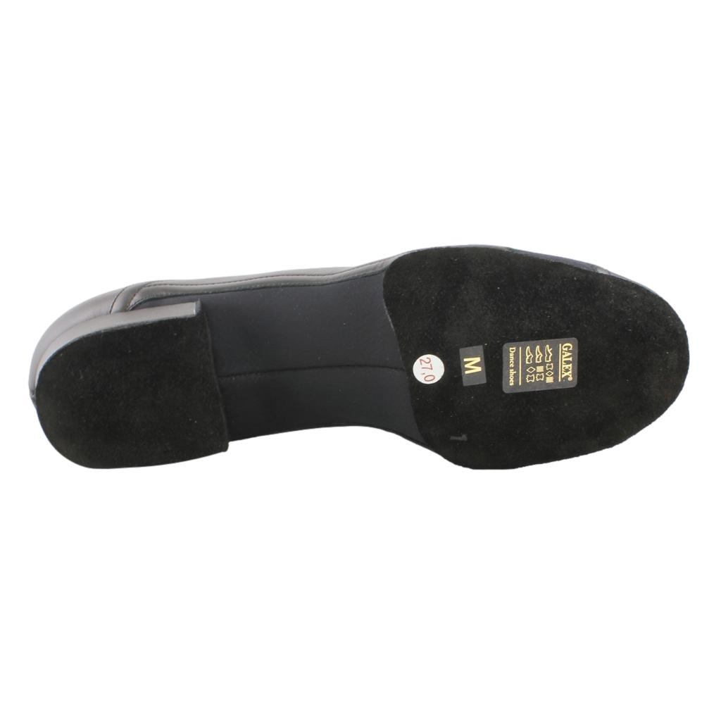 Galex 1116 Fernando, Black Leather & Neoprene, Men's Smooth Dance Shoes