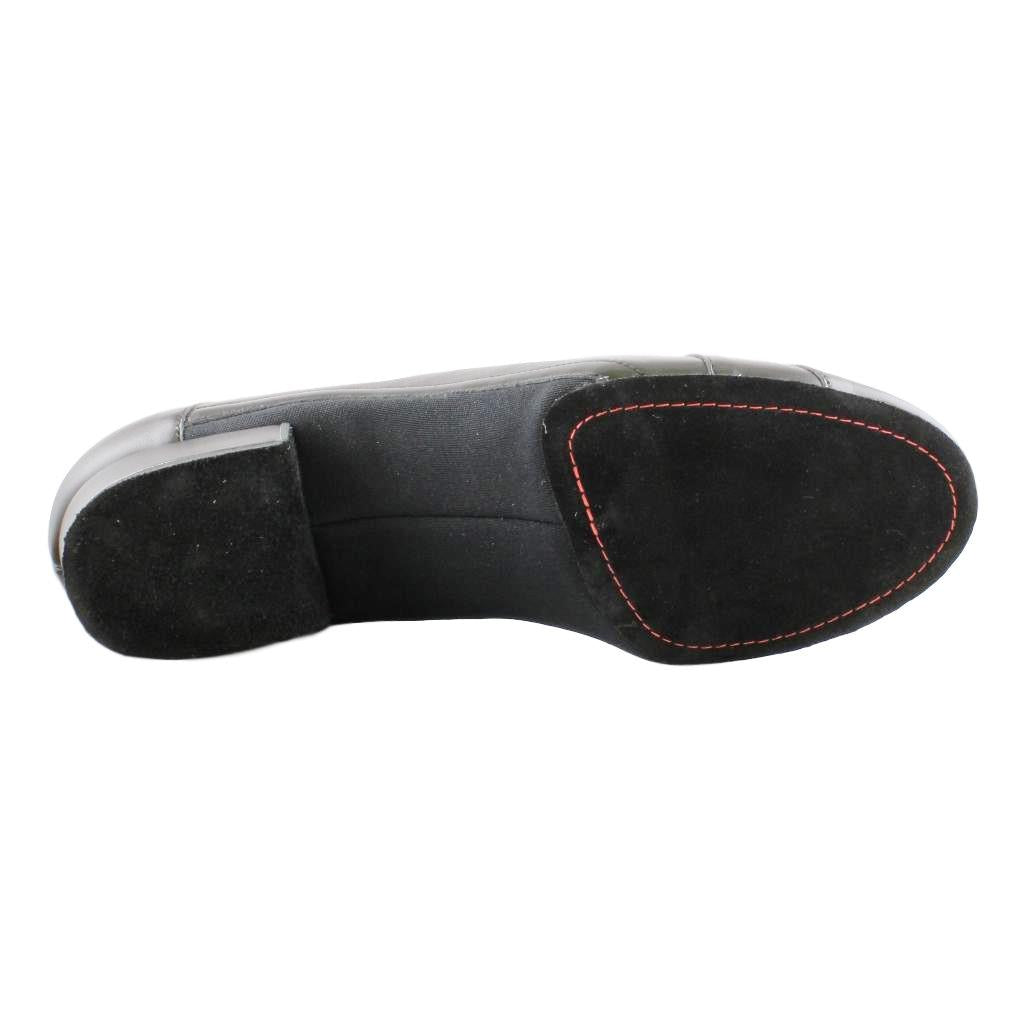 Galex American Smooth Dance Shoes for Men, Model 1115 Franco, Black Leather