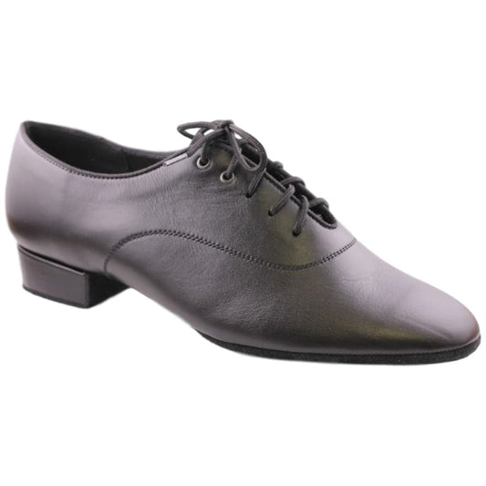 Galex Oxford 1106 Standard Dance Shoes for Men, Black Leather