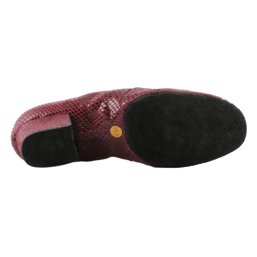 Galex Practice Dance Shoes for Women, Model 1205 Flexi, Satin Vine Rhomb